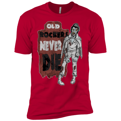 T-Shirts Red / YXS Old Rockers Never Die Boys Premium T-Shirt