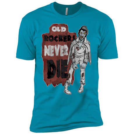 T-Shirts Turquoise / YXS Old Rockers Never Die Boys Premium T-Shirt