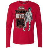 T-Shirts Red / Small Old Rockers Never Die Men's Premium Long Sleeve