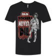 T-Shirts Black / X-Small Old Rockers Never Die Men's Premium V-Neck