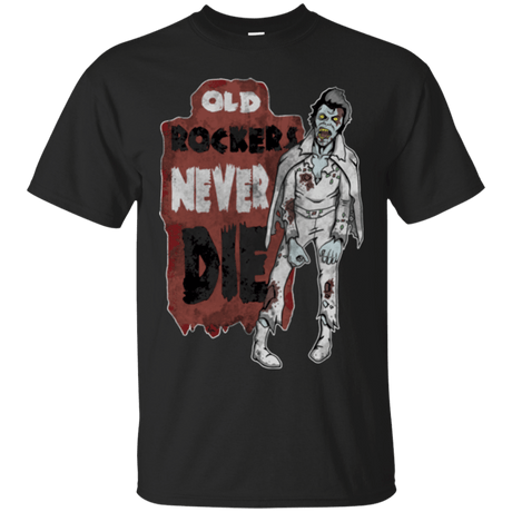 T-Shirts Black / Small Old Rockers Never Die T-Shirt