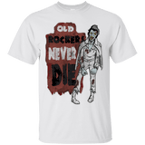 T-Shirts White / Small Old Rockers Never Die T-Shirt