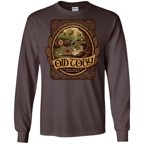 T-Shirts Dark Chocolate / S Old Toby Men's Long Sleeve T-Shirt