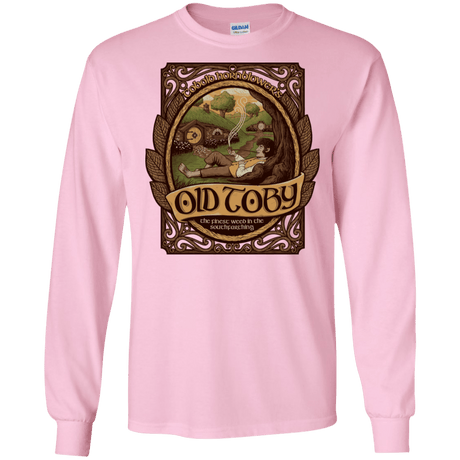 T-Shirts Light Pink / S Old Toby Men's Long Sleeve T-Shirt