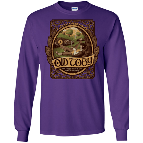 T-Shirts Purple / S Old Toby Men's Long Sleeve T-Shirt