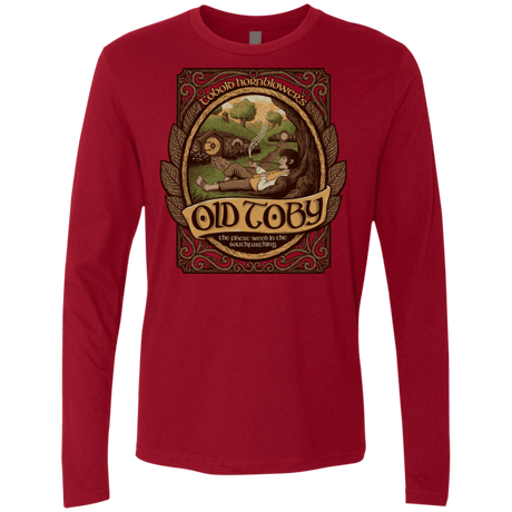 T-Shirts Cardinal / S Old Toby Men's Premium Long Sleeve