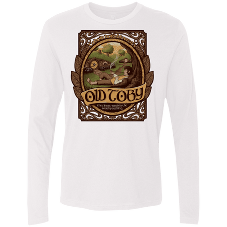 T-Shirts White / S Old Toby Men's Premium Long Sleeve