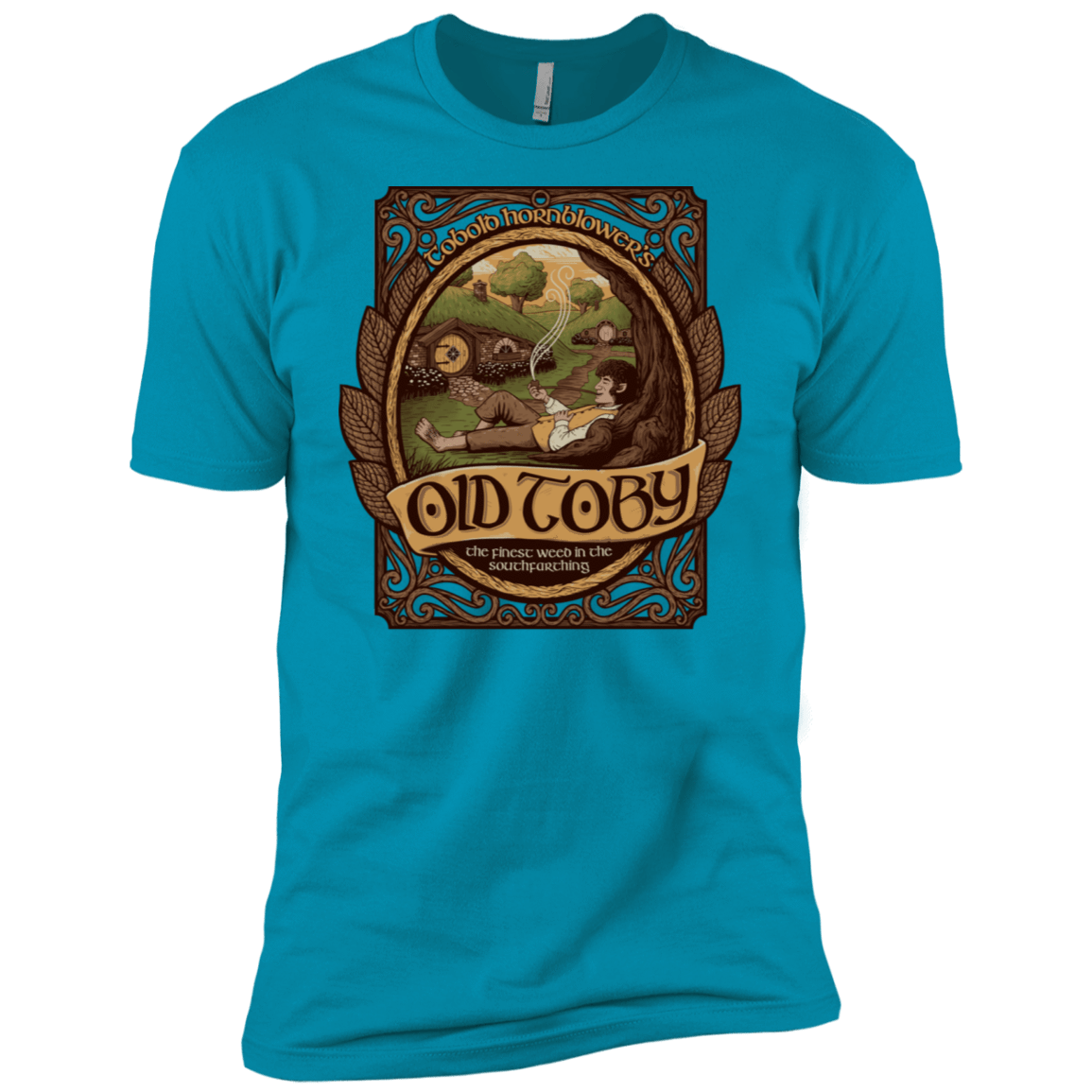 T-Shirts Turquoise / X-Small Old Toby Men's Premium T-Shirt
