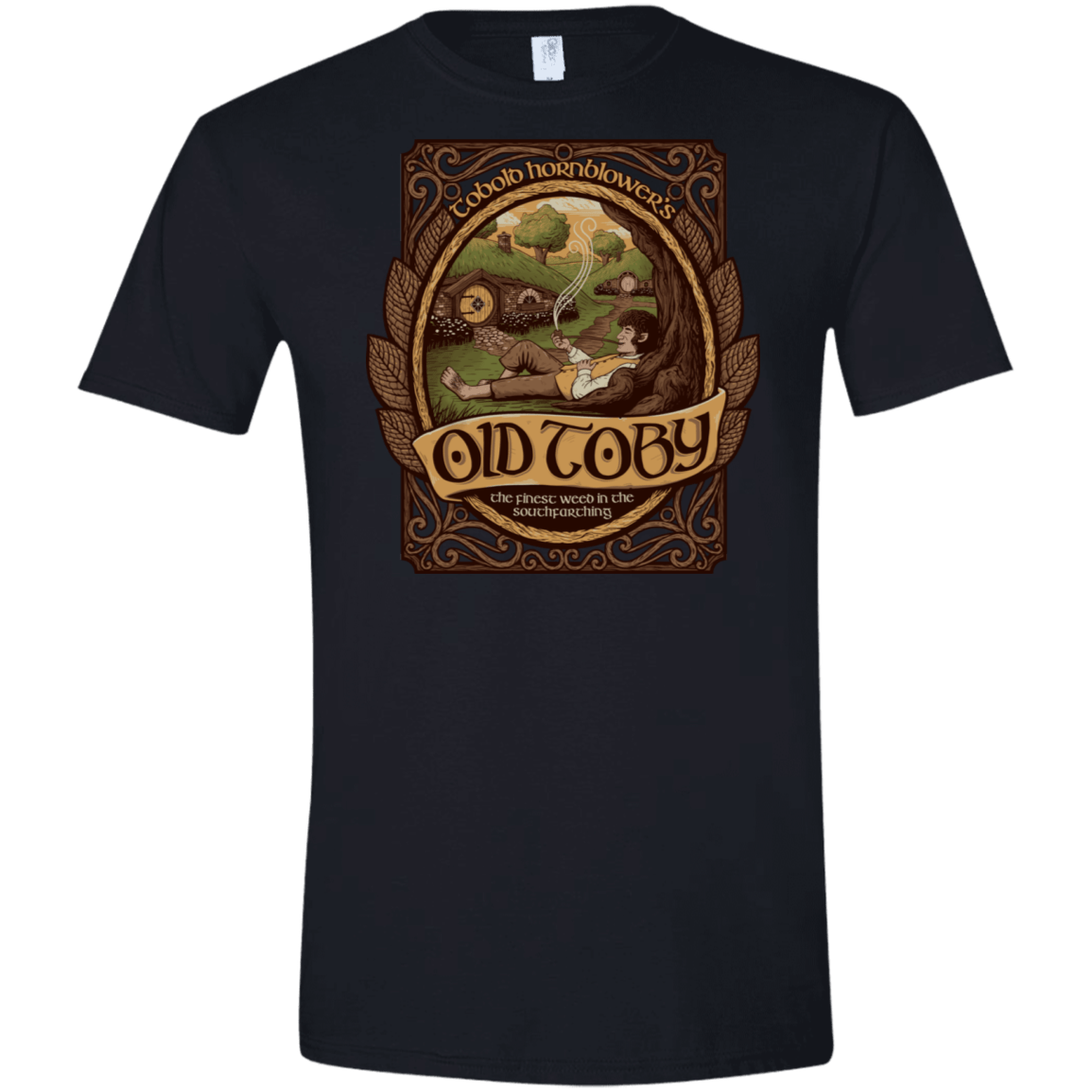 T-Shirts Black / X-Small Old Toby Men's Semi-Fitted Softstyle