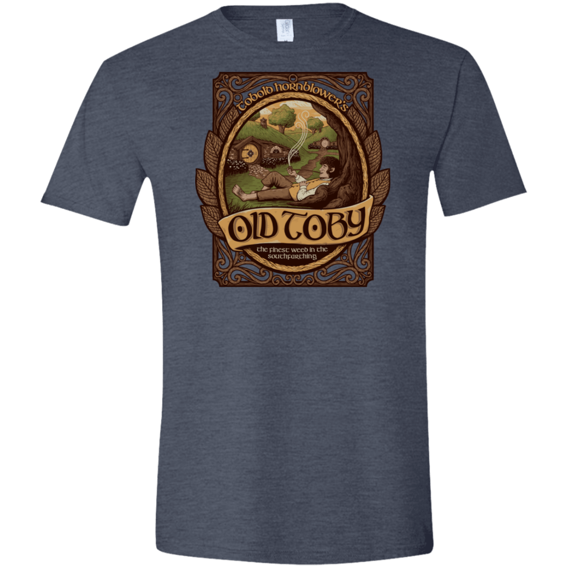 T-Shirts Heather Navy / S Old Toby Men's Semi-Fitted Softstyle