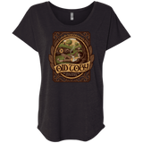 T-Shirts Vintage Black / X-Small Old Toby Triblend Dolman Sleeve