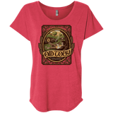 T-Shirts Vintage Red / X-Small Old Toby Triblend Dolman Sleeve