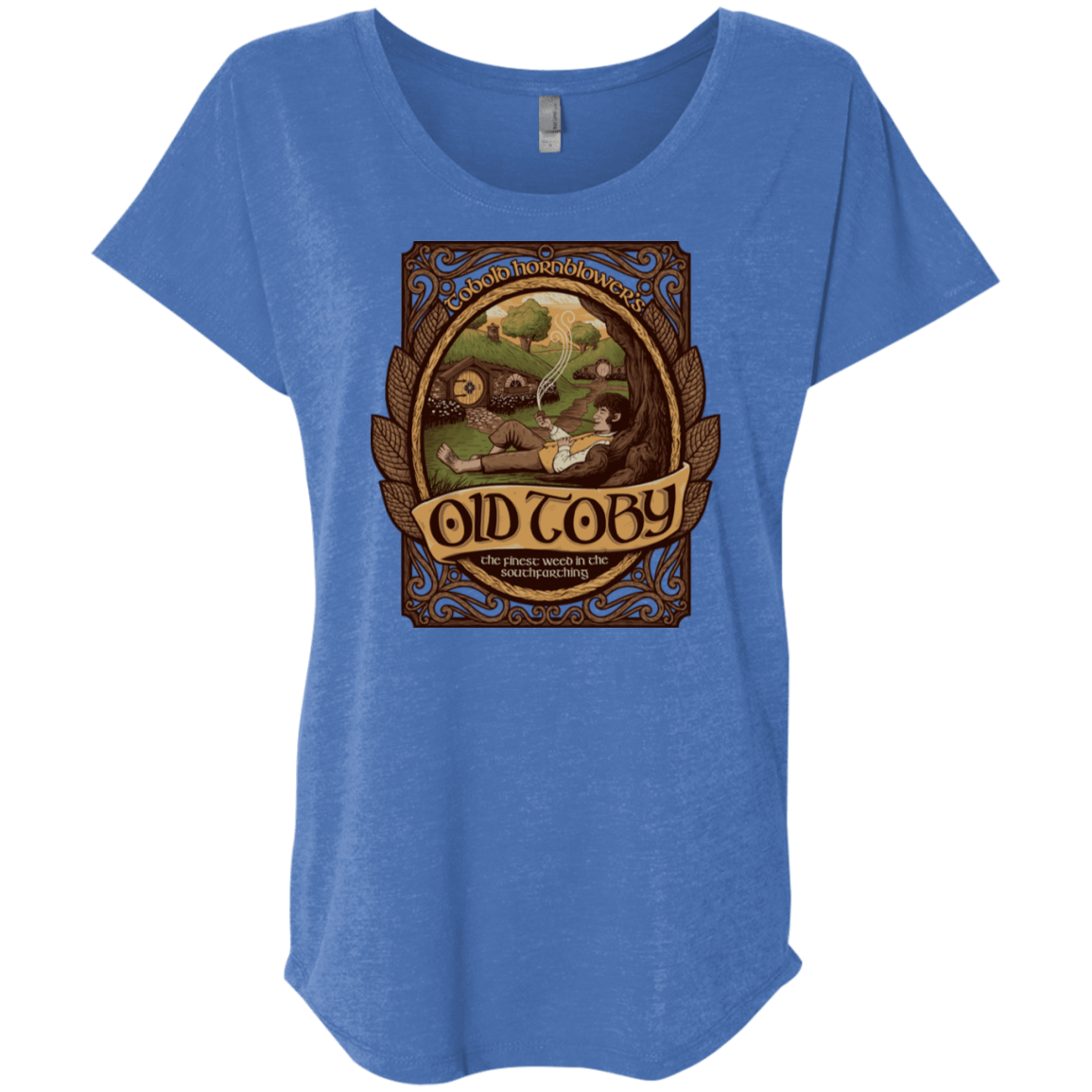 T-Shirts Vintage Royal / X-Small Old Toby Triblend Dolman Sleeve