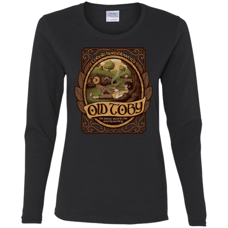 T-Shirts Black / S Old Toby Women's Long Sleeve T-Shirt