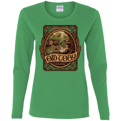 T-Shirts Irish Green / S Old Toby Women's Long Sleeve T-Shirt