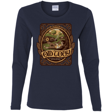 T-Shirts Navy / S Old Toby Women's Long Sleeve T-Shirt