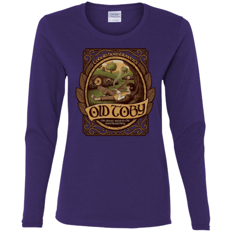 T-Shirts Purple / S Old Toby Women's Long Sleeve T-Shirt