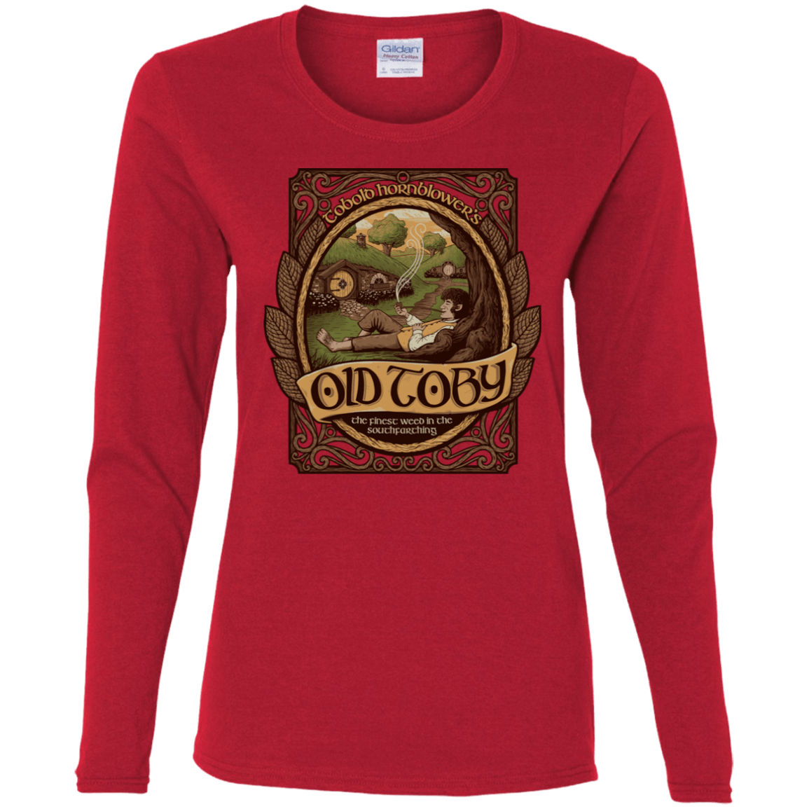 T-Shirts Red / S Old Toby Women's Long Sleeve T-Shirt