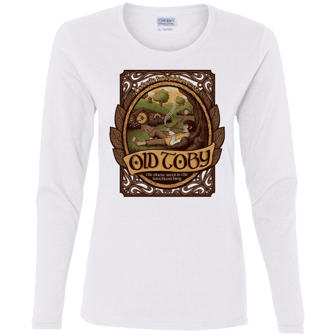 T-Shirts White / S Old Toby Women's Long Sleeve T-Shirt