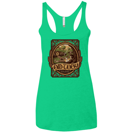 T-Shirts Envy / X-Small Old Toby Women's Triblend Racerback Tank