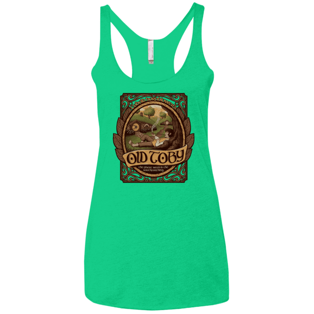 T-Shirts Envy / X-Small Old Toby Women's Triblend Racerback Tank