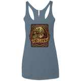 T-Shirts Indigo / X-Small Old Toby Women's Triblend Racerback Tank