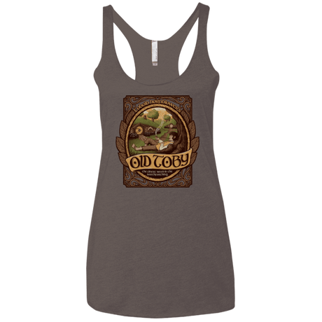 T-Shirts Macchiato / X-Small Old Toby Women's Triblend Racerback Tank