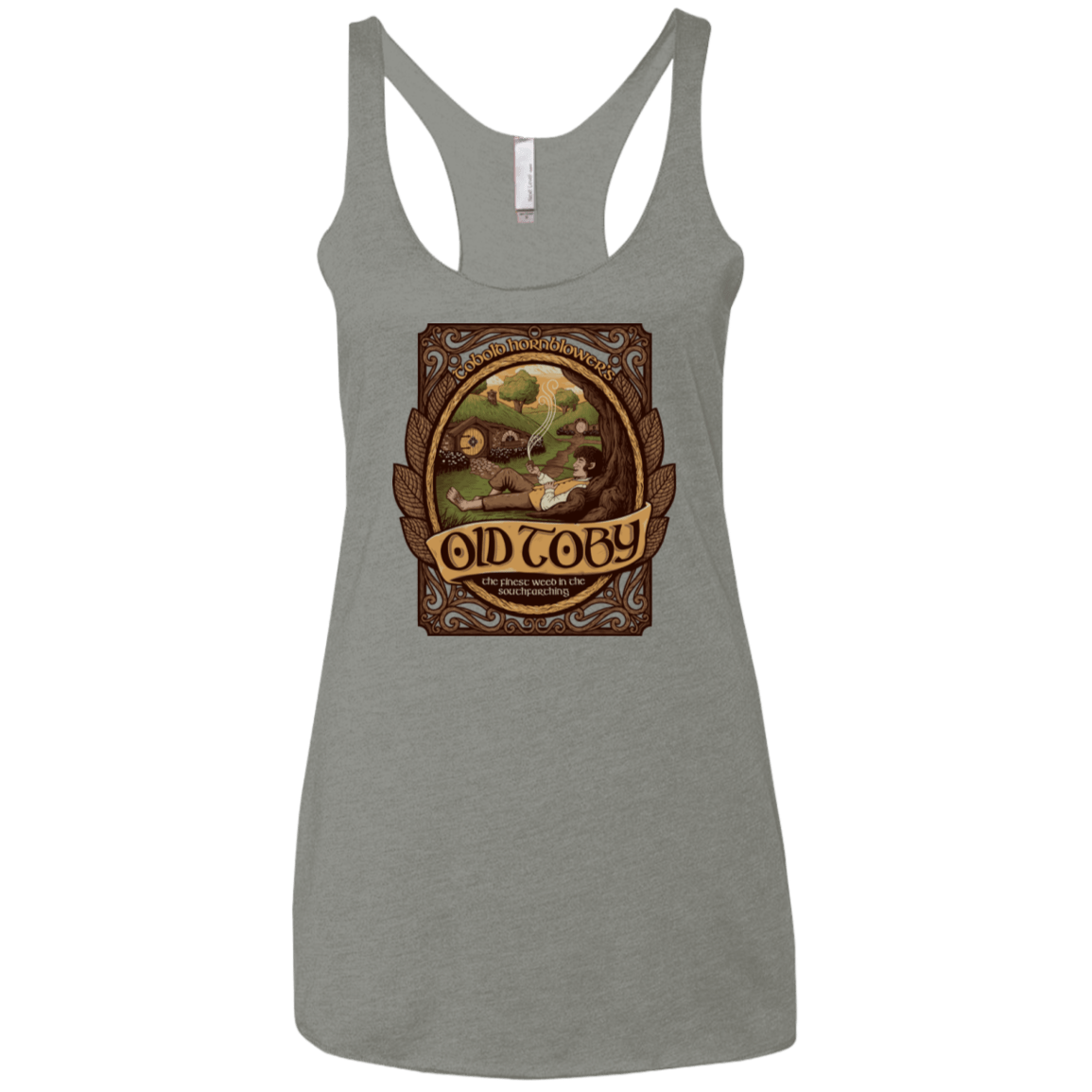 T-Shirts Venetian Grey / X-Small Old Toby Women's Triblend Racerback Tank