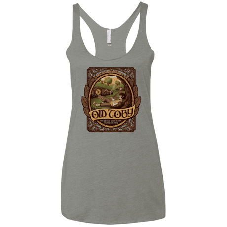 T-Shirts Venetian Grey / X-Small Old Toby Women's Triblend Racerback Tank