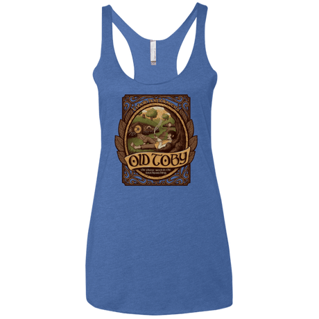 T-Shirts Vintage Royal / X-Small Old Toby Women's Triblend Racerback Tank