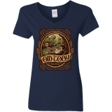 T-Shirts Navy / S Old Toby Women's V-Neck T-Shirt