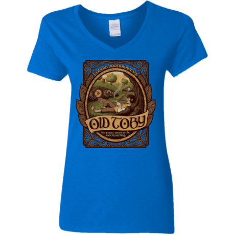 T-Shirts Royal / S Old Toby Women's V-Neck T-Shirt