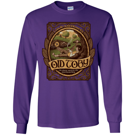 T-Shirts Purple / YS Old Toby Youth Long Sleeve T-Shirt
