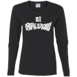 T-Shirts Black / S Oldschool Women's Long Sleeve T-Shirt