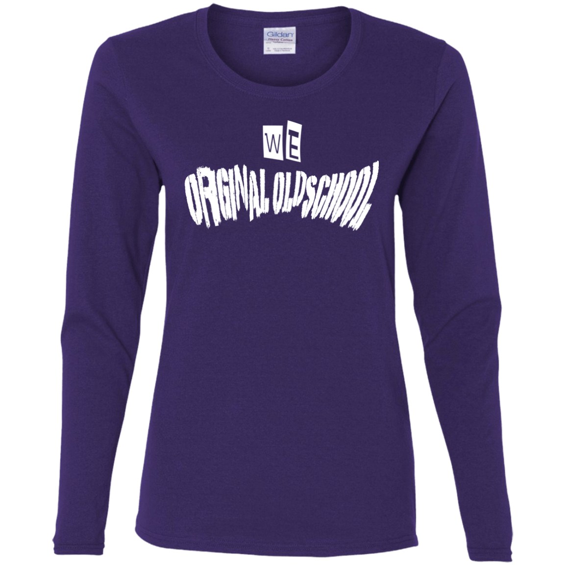 T-Shirts Purple / S Oldschool Women's Long Sleeve T-Shirt