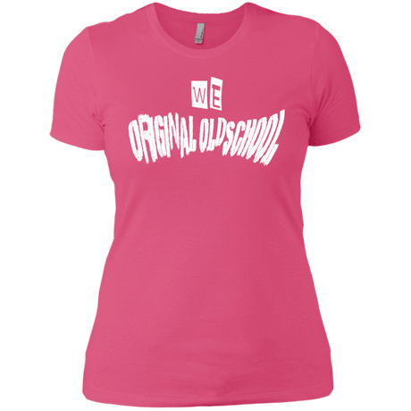 T-Shirts Hot Pink / X-Small Oldschool Women's Premium T-Shirt
