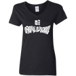 T-Shirts Black / S Oldschool Women's V-Neck T-Shirt