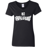 T-Shirts Black / S Oldschool Women's V-Neck T-Shirt