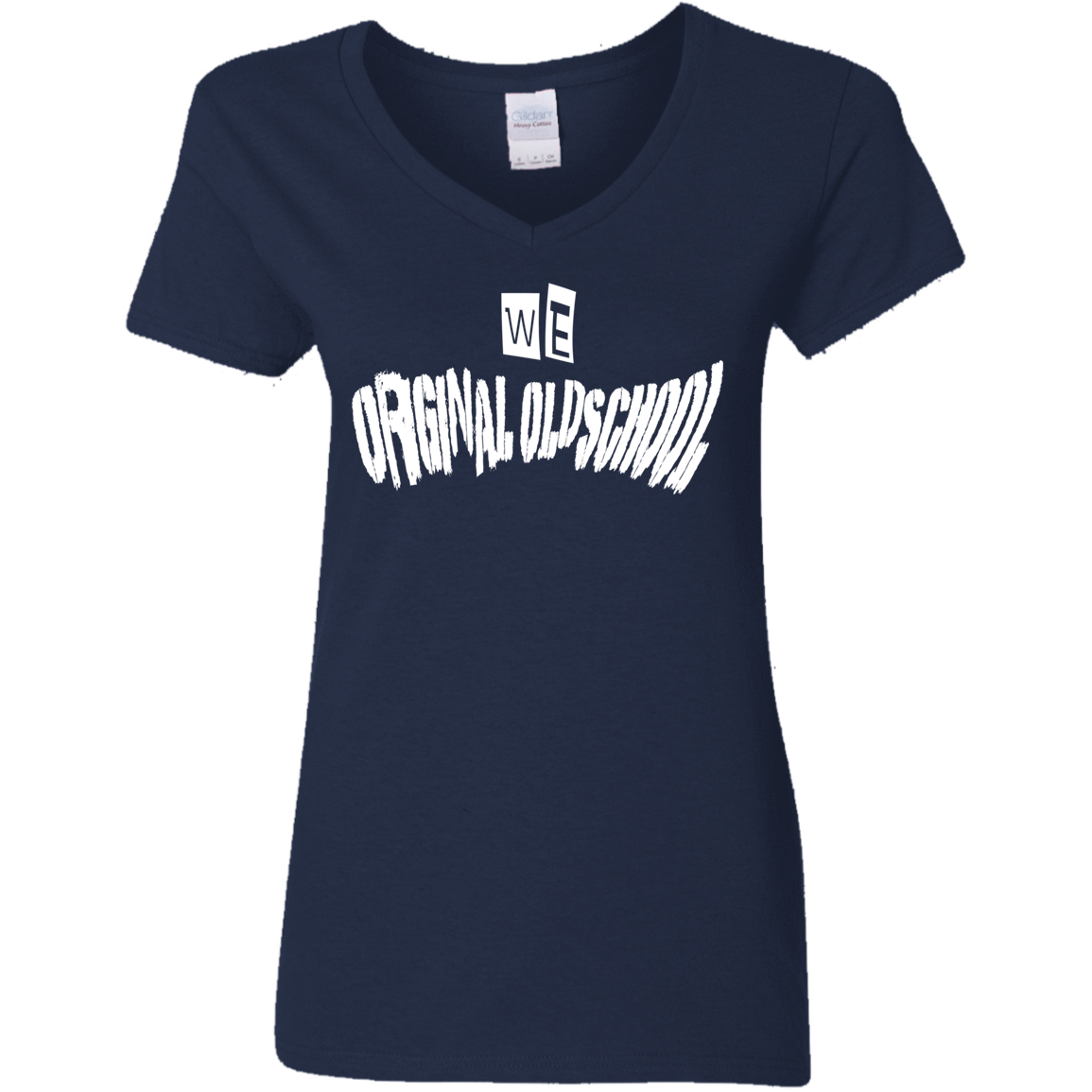 T-Shirts Navy / S Oldschool Women's V-Neck T-Shirt