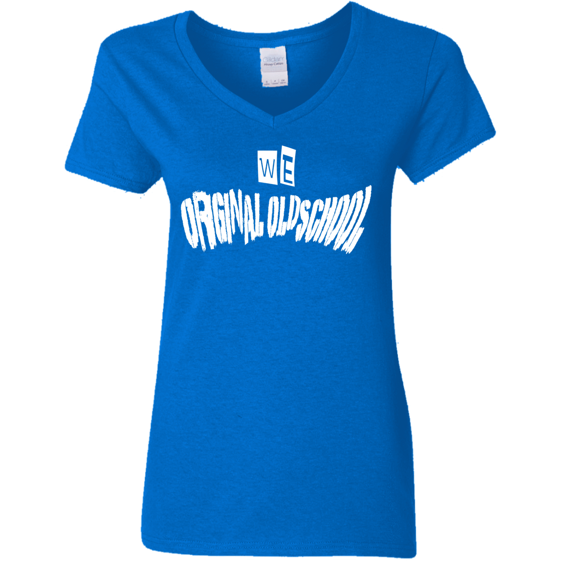 T-Shirts Royal / S Oldschool Women's V-Neck T-Shirt