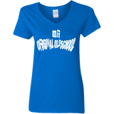 T-Shirts Royal / S Oldschool Women's V-Neck T-Shirt