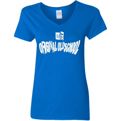 T-Shirts Royal / S Oldschool Women's V-Neck T-Shirt