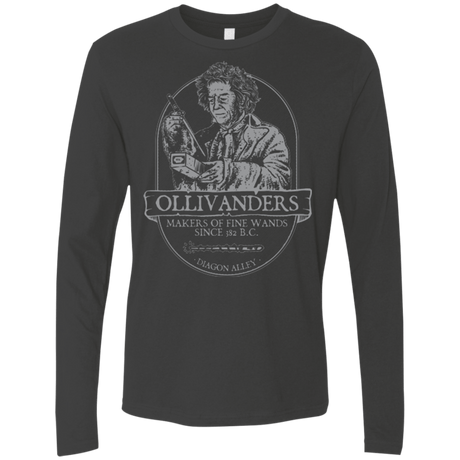T-Shirts Heavy Metal / Small Ollivanders Fine Wands Men's Premium Long Sleeve