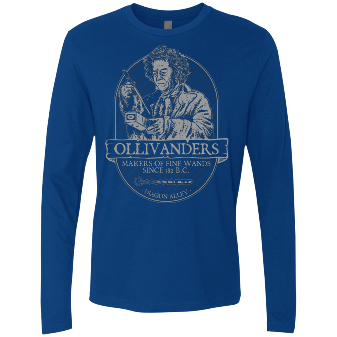 T-Shirts Royal / Small Ollivanders Fine Wands Men's Premium Long Sleeve