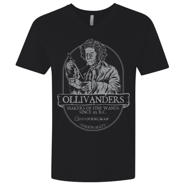 T-Shirts Black / X-Small Ollivanders Fine Wands Men's Premium V-Neck