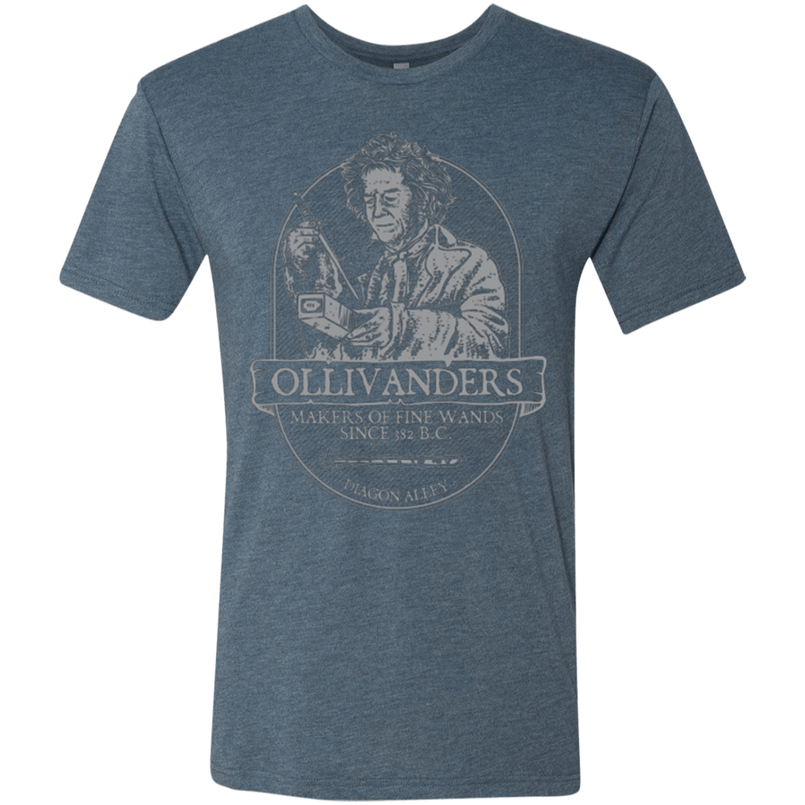 T-Shirts Indigo / Small Ollivanders Fine Wands Men's Triblend T-Shirt