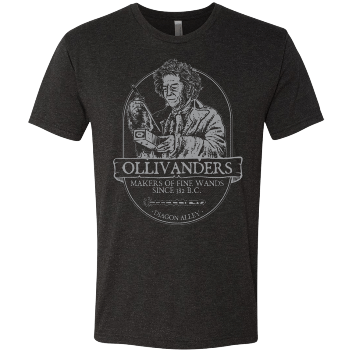 T-Shirts Vintage Black / Small Ollivanders Fine Wands Men's Triblend T-Shirt