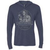 T-Shirts Vintage Navy / X-Small Ollivanders Fine Wands Triblend Long Sleeve Hoodie Tee