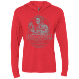 T-Shirts Vintage Red / X-Small Ollivanders Fine Wands Triblend Long Sleeve Hoodie Tee