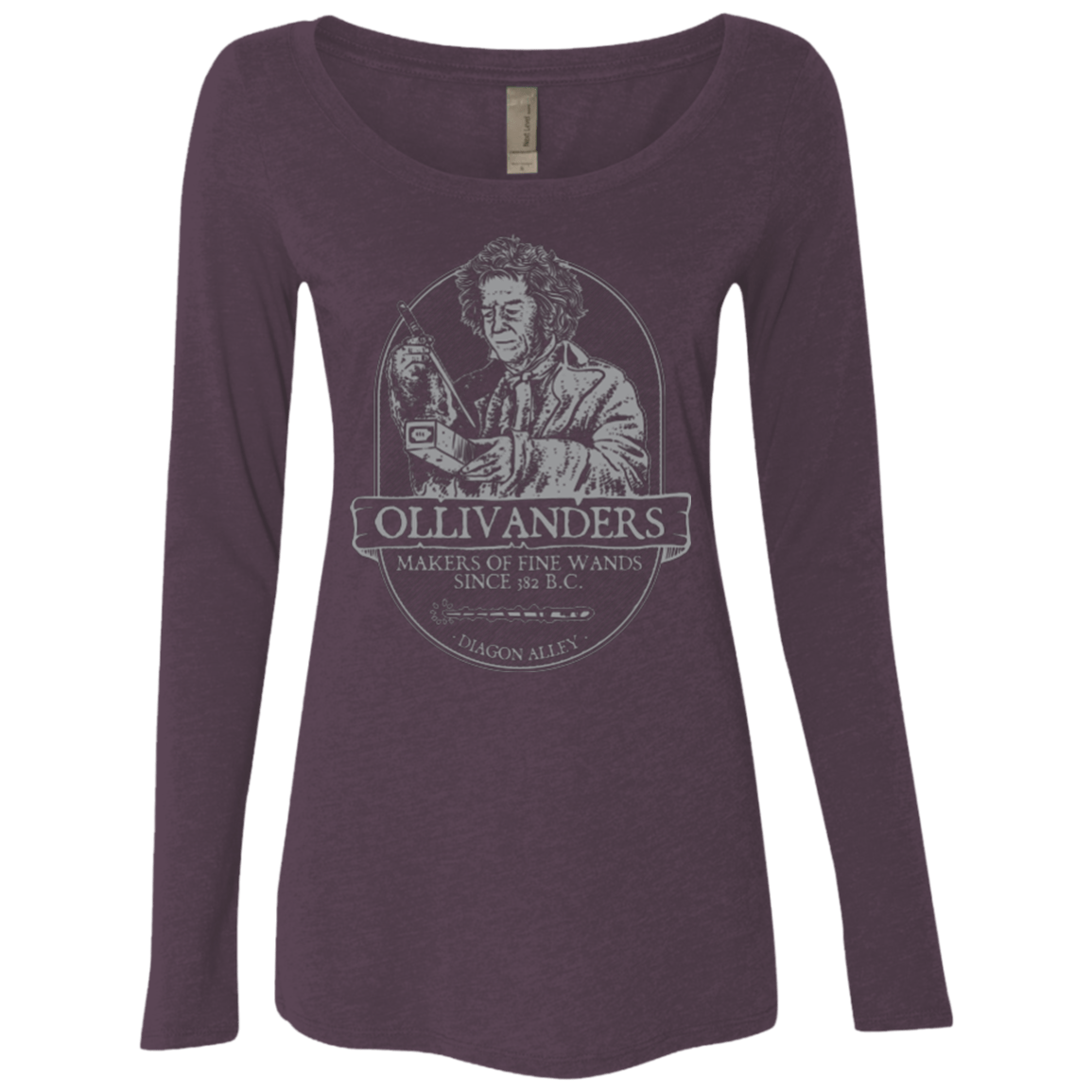 T-Shirts Vintage Purple / Small Ollivanders Fine Wands Women's Triblend Long Sleeve Shirt